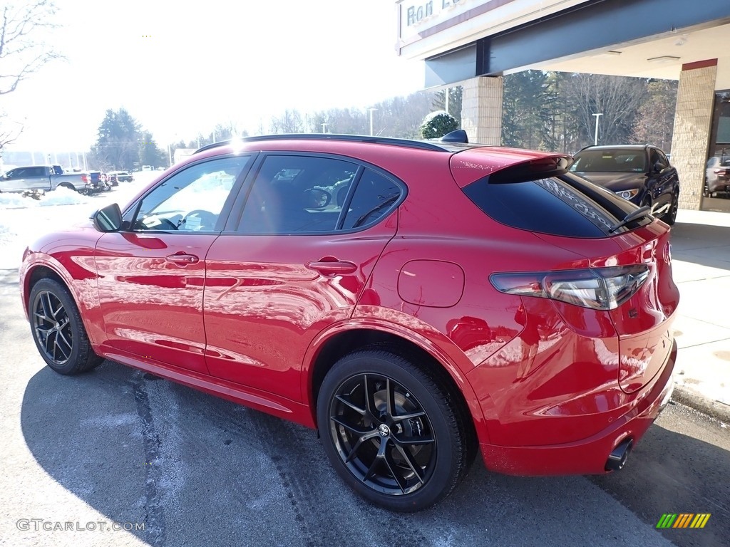 2021 Stelvio Ti AWD - Alfa Rosso (Red) / Black photo #8