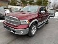 2017 Delmonico Red Pearl Ram 1500 Laramie Crew Cab 4x4  photo #2