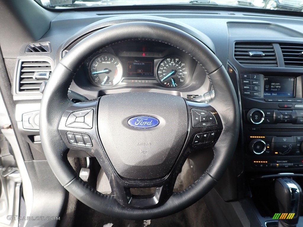 2017 Explorer XLT 4WD - Ingot Silver / Ebony Black photo #23