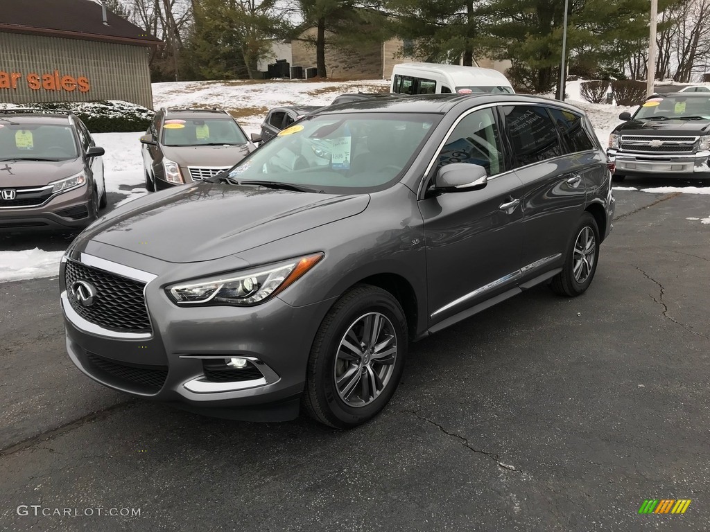 Graphite Shadow 2019 Infiniti QX60 Pure Exterior Photo #141011165