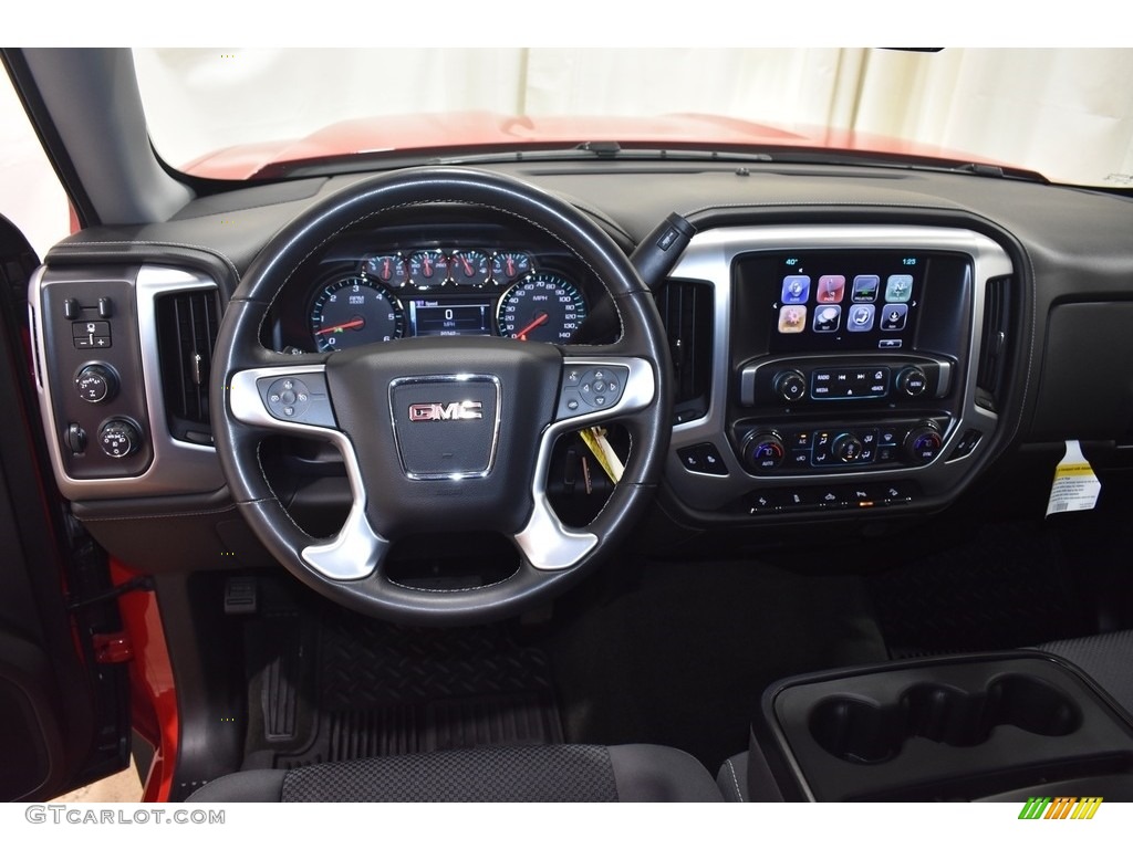 2018 Sierra 1500 SLE Double Cab 4WD - Cardinal Red / Jet Black photo #12