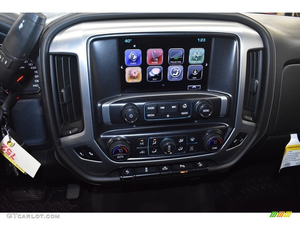 2018 Sierra 1500 SLE Double Cab 4WD - Cardinal Red / Jet Black photo #13