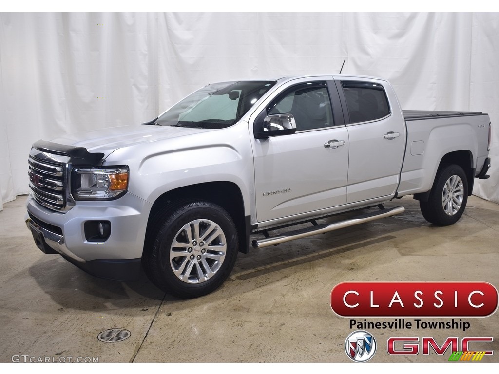 2016 Canyon SLT Crew Cab 4x4 - Quicksilver Metallic / Jet Black photo #1