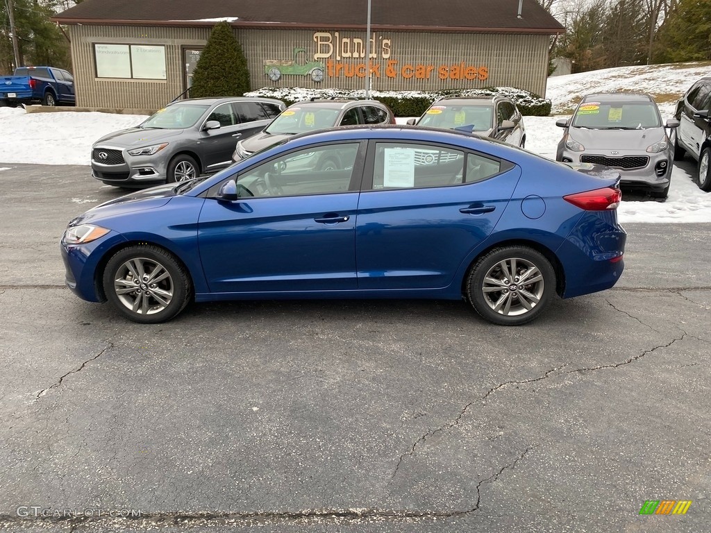 Electric Blue Hyundai Elantra