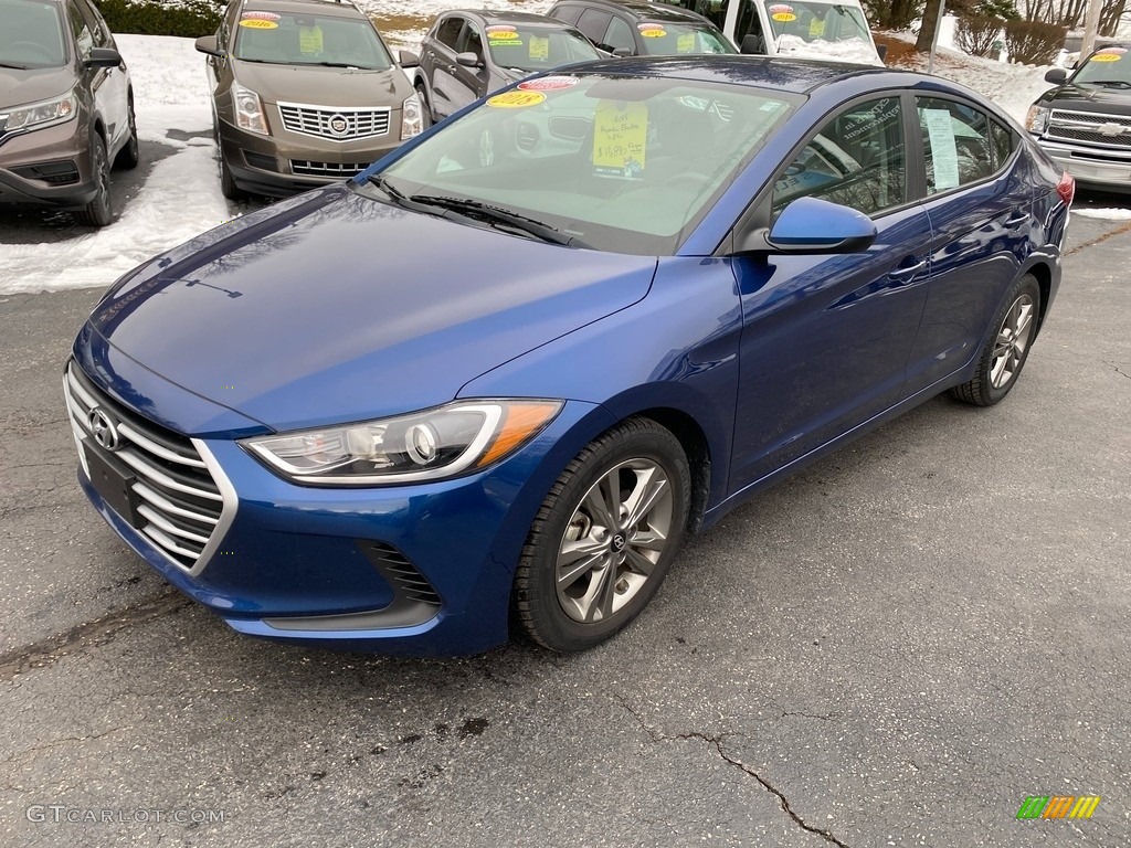 2018 Elantra SEL - Electric Blue / Black photo #2