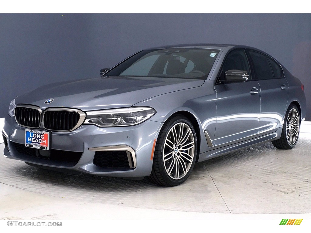 2018 5 Series M550i xDrive Sedan - Bluestone Metallic / Black photo #12