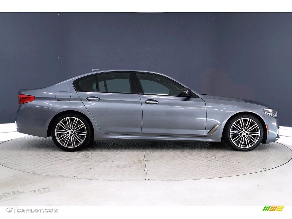 Bluestone Metallic 2018 BMW 5 Series M550i xDrive Sedan Exterior Photo #141012263
