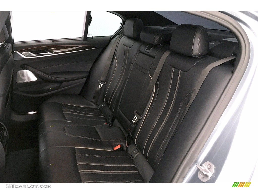 Black Interior 2018 BMW 5 Series M550i xDrive Sedan Photo #141012695