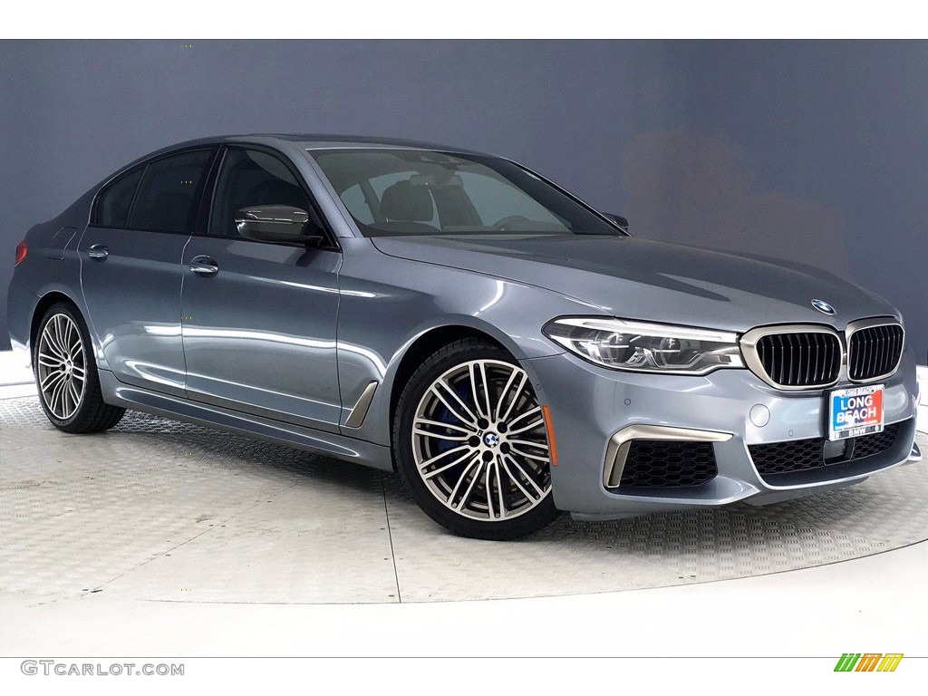 Bluestone Metallic 2018 BMW 5 Series M550i xDrive Sedan Exterior Photo #141012887