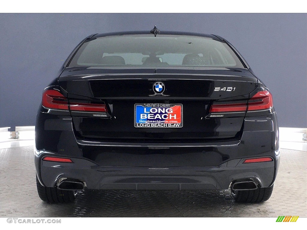 2021 5 Series 540i Sedan - Black Sapphire Metallic / Black photo #4