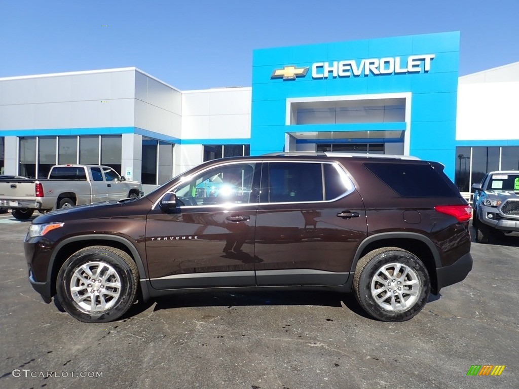2018 Traverse LT AWD - Sable Brown Metallic / Jet Black photo #3