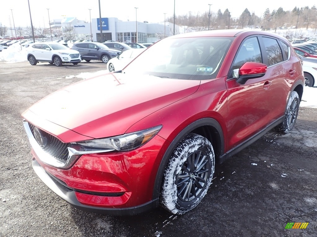 2021 CX-5 Touring AWD - Soul Red Crystal Metallic / Black photo #4