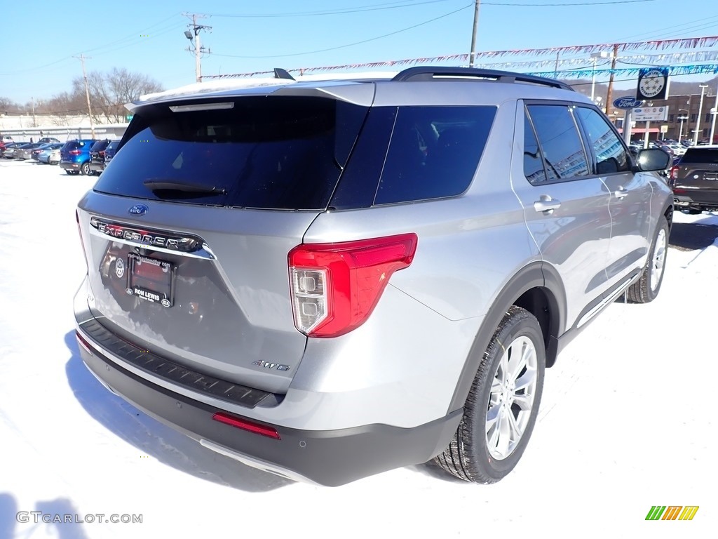 2021 Explorer XLT 4WD - Iconic Silver Metallic / Ebony photo #2