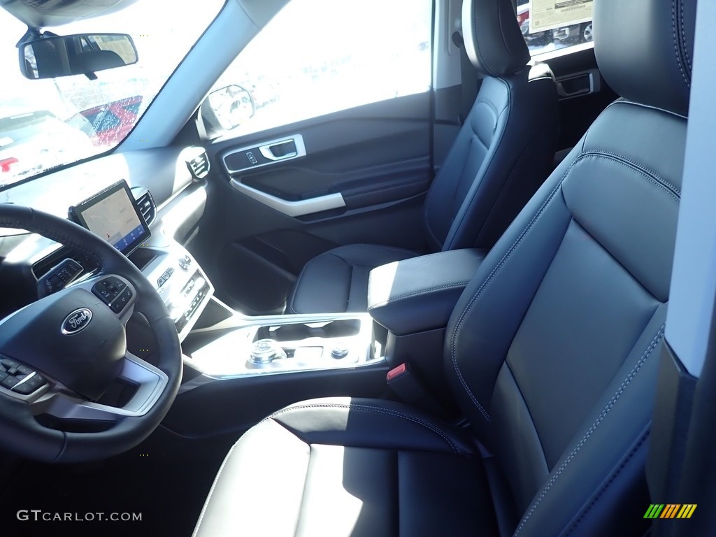 2021 Explorer XLT 4WD - Iconic Silver Metallic / Ebony photo #9