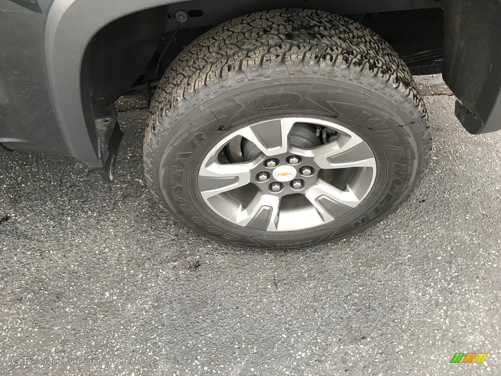 2018 Colorado Z71 Crew Cab 4x4 - Graphite Metallic / Jet Black photo #38