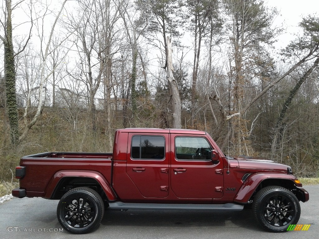 Snazzberry Pearl 2021 Jeep Gladiator High Altitude 4x4 Exterior Photo #141015198