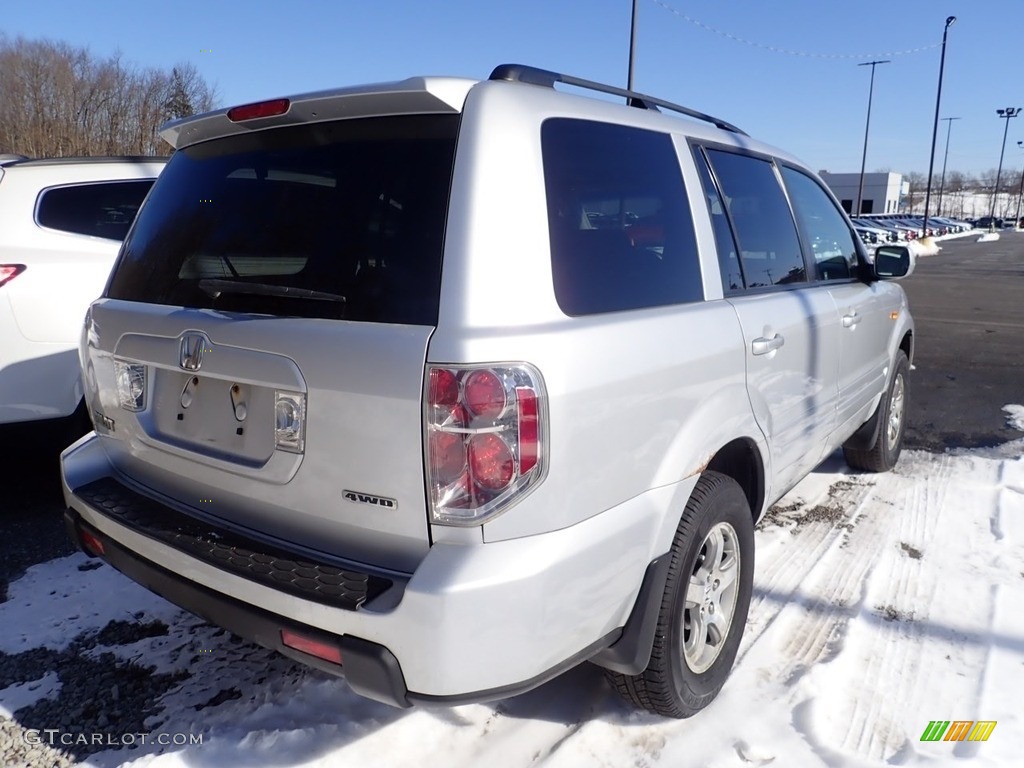 2008 Pilot EX-L 4WD - Billet Silver Metallic / Gray photo #4