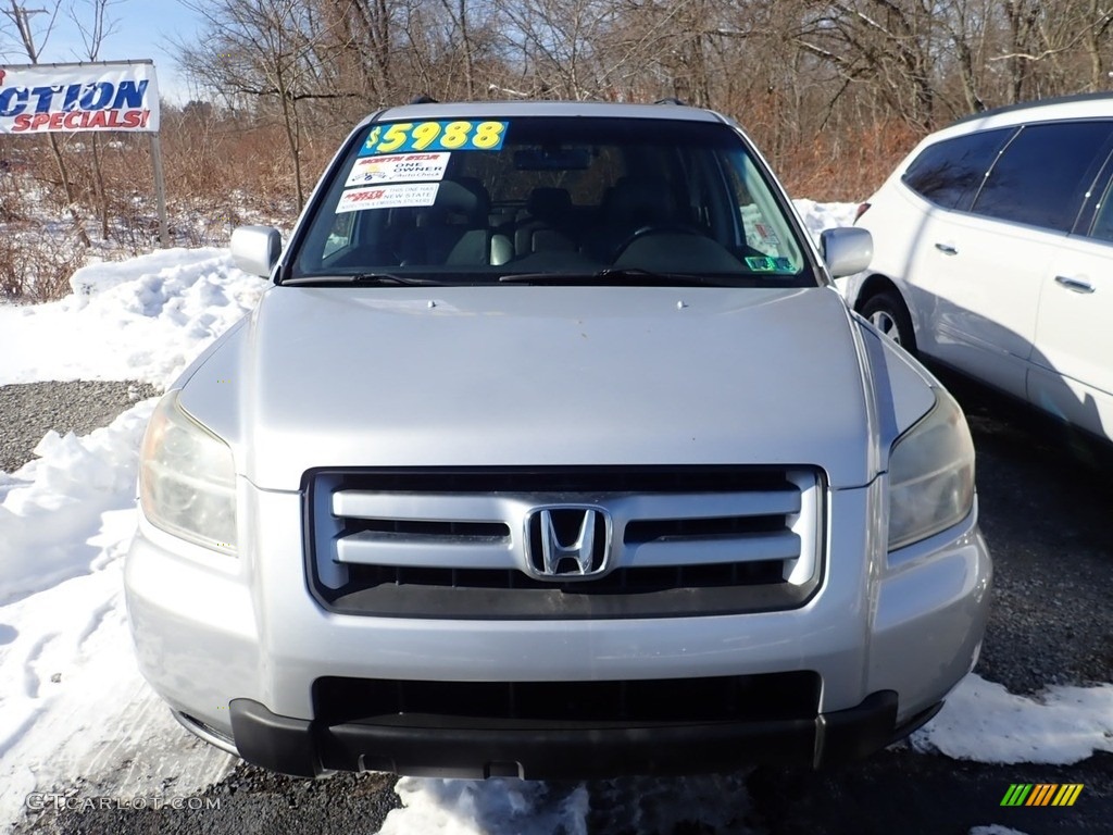 2008 Pilot EX-L 4WD - Billet Silver Metallic / Gray photo #6