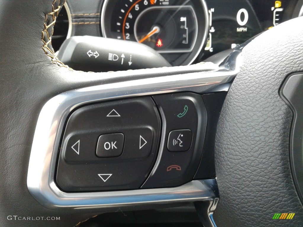 2021 Jeep Gladiator High Altitude 4x4 Black Steering Wheel Photo #141015525