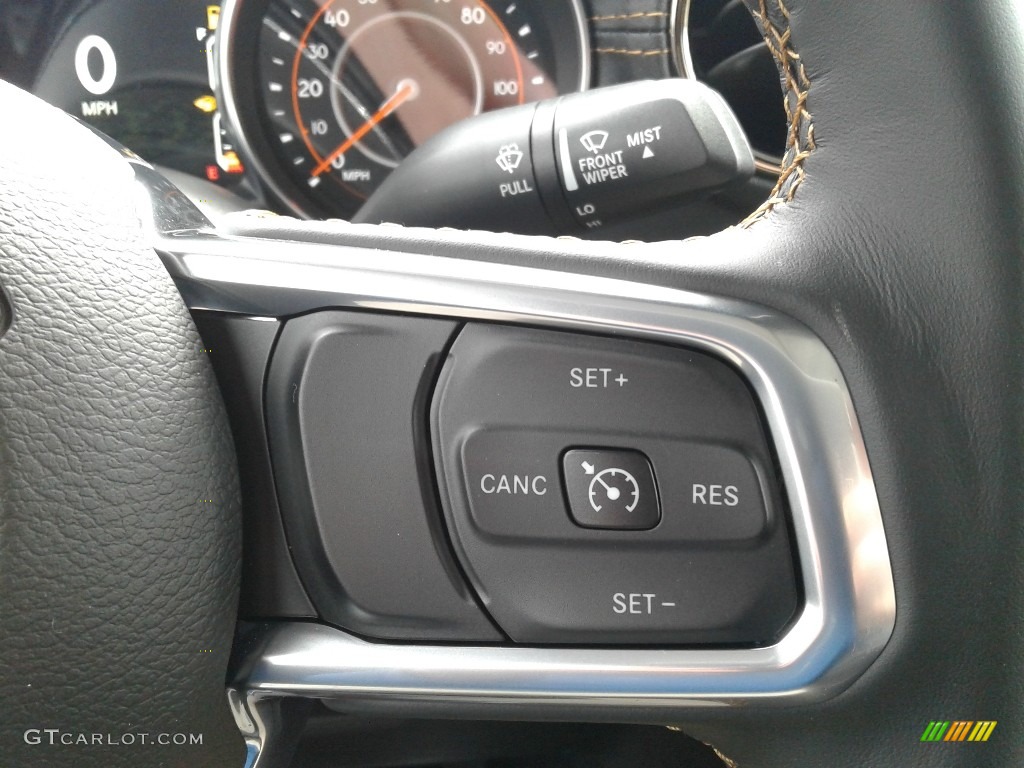 2021 Jeep Gladiator High Altitude 4x4 Black Steering Wheel Photo #141015549