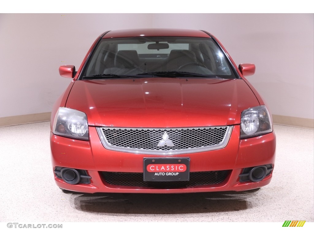 2011 Galant FE - Rave Red / Medium Gray photo #2