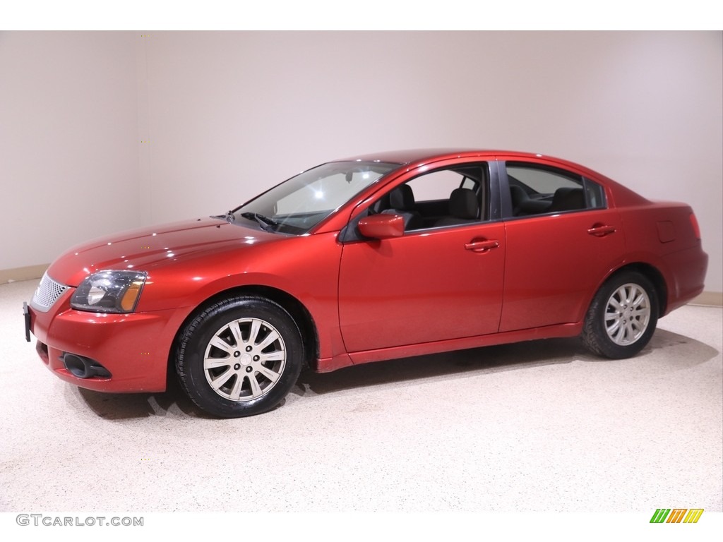 2011 Galant FE - Rave Red / Medium Gray photo #3