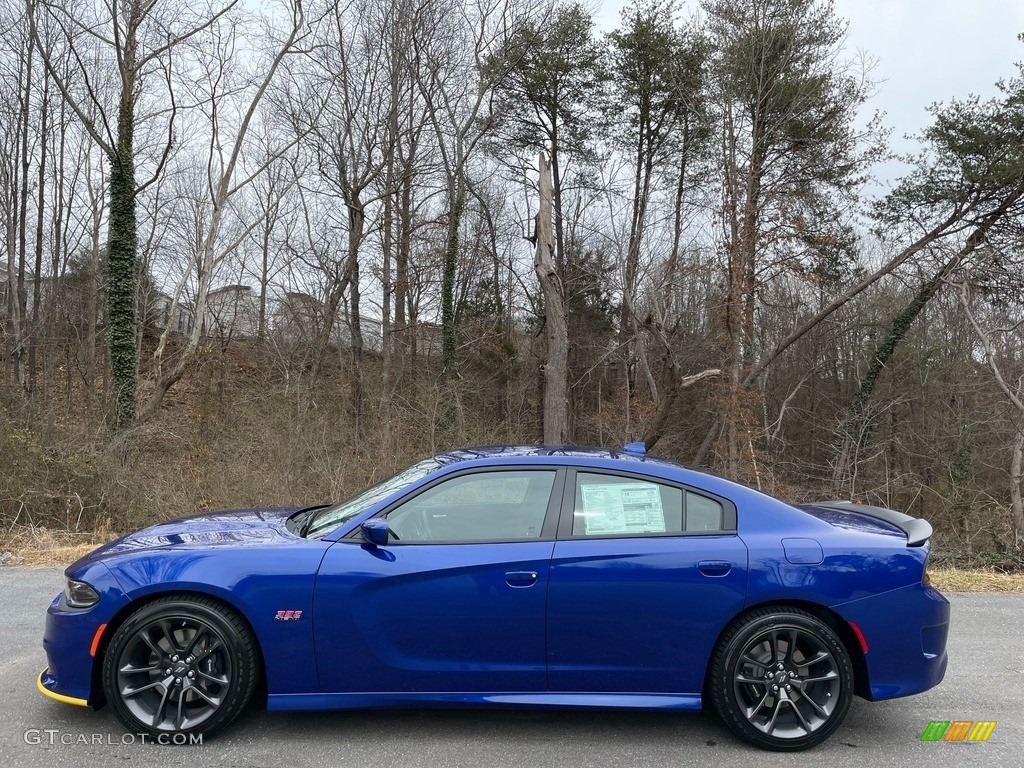 Indigo Blue Dodge Charger