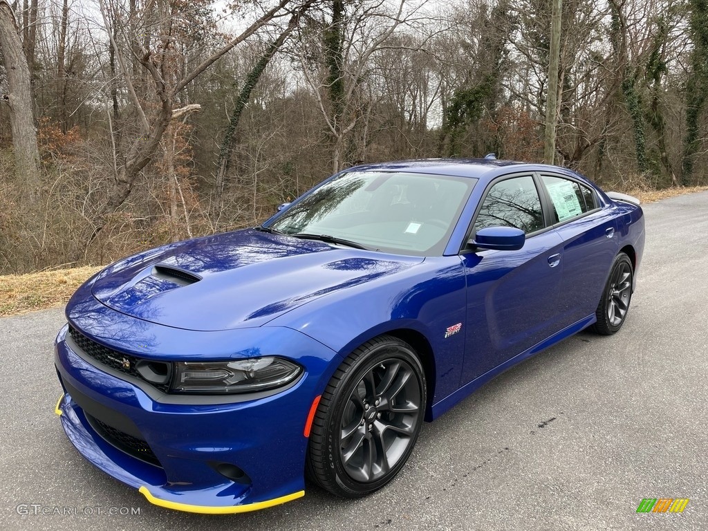 2021 Charger Scat Pack - Indigo Blue / Black photo #2