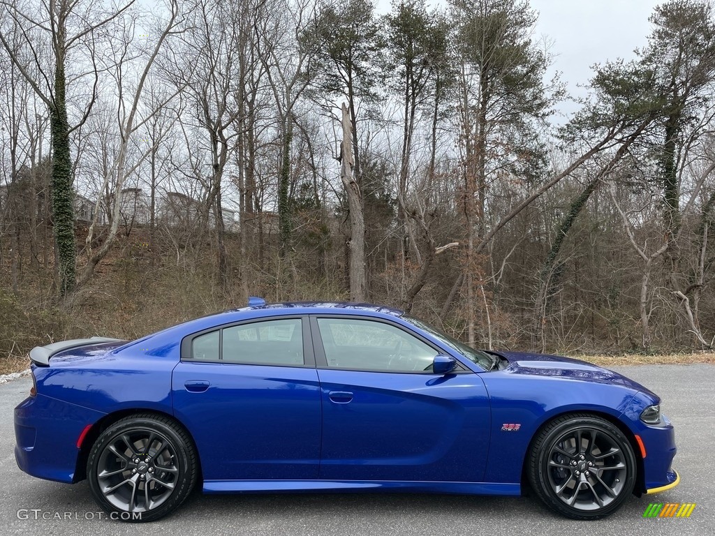 Indigo Blue 2021 Dodge Charger Scat Pack Exterior Photo #141015888
