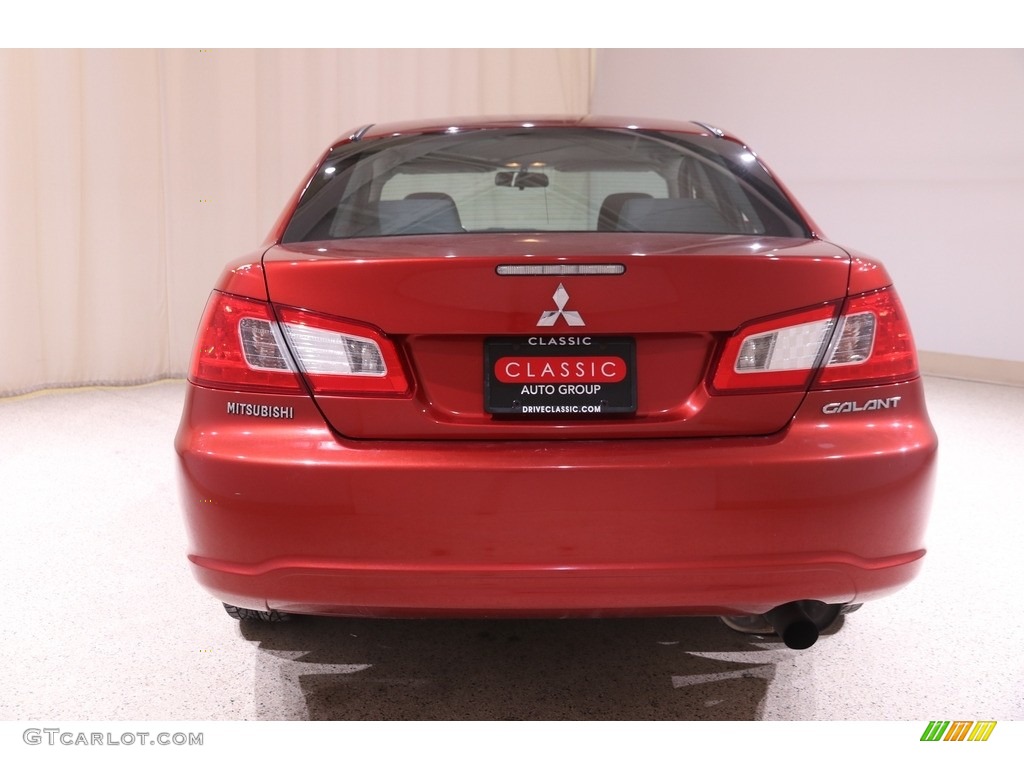 2011 Galant FE - Rave Red / Medium Gray photo #17