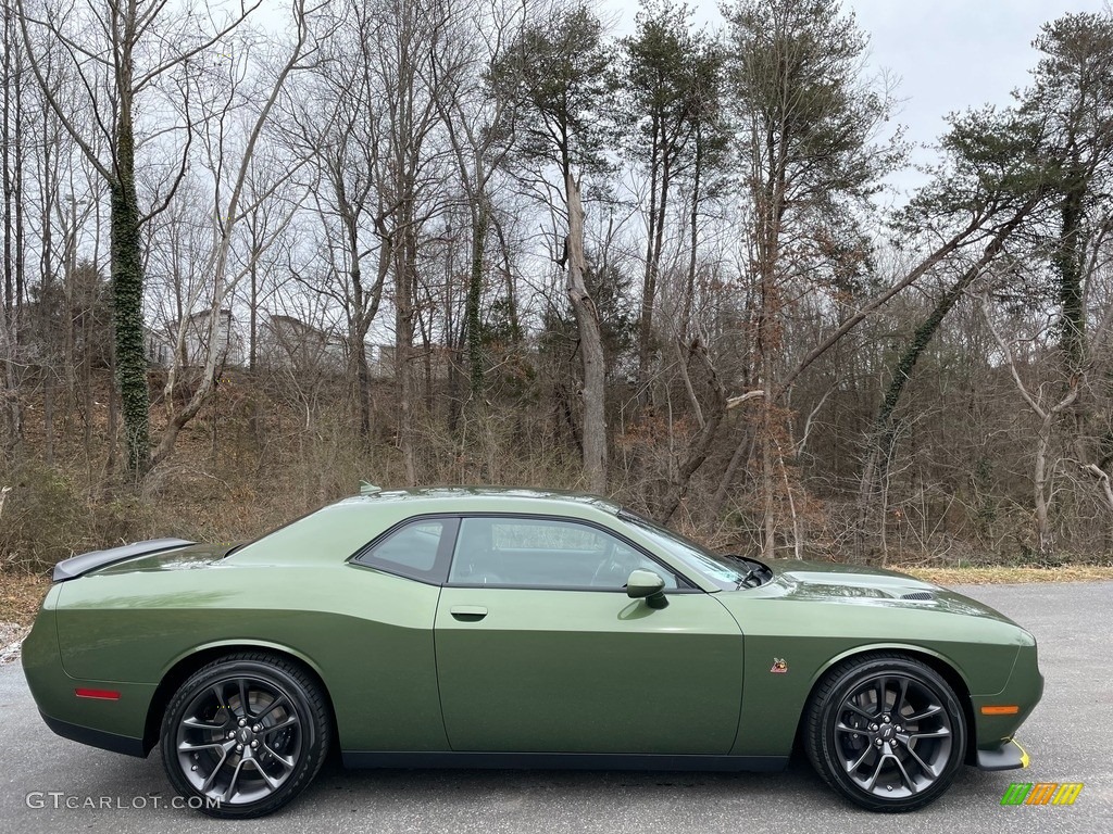 F8 Green 2021 Dodge Challenger R/T Scat Pack Exterior Photo #141016470