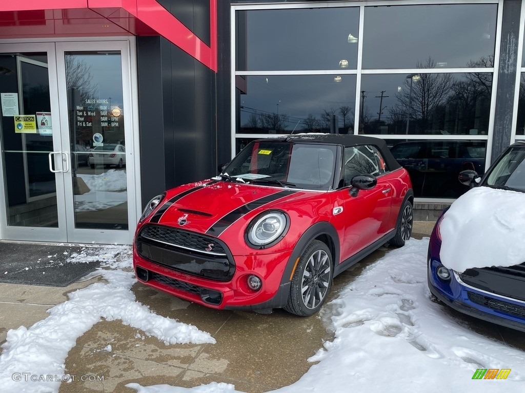 2021 Convertible Cooper S - Chili Red / Carbon Black photo #1
