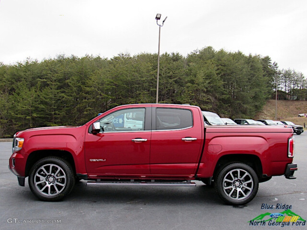 Red Quartz Tintcoat 2018 GMC Canyon Denali Crew Cab Exterior Photo #141018060