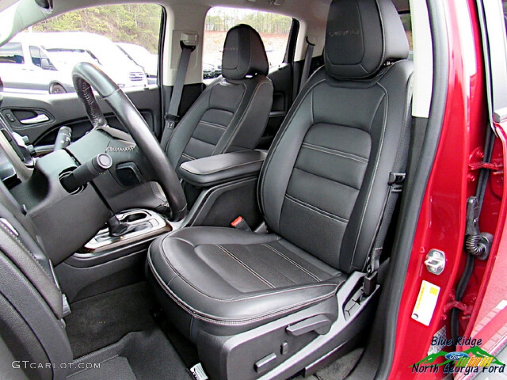Jet Black Interior 2018 GMC Canyon Denali Crew Cab Photo #141018192