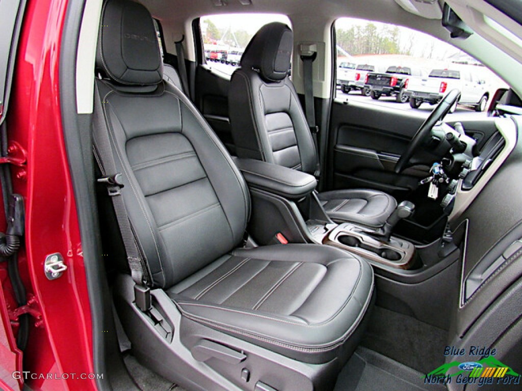 Jet Black Interior 2018 GMC Canyon Denali Crew Cab Photo #141018213