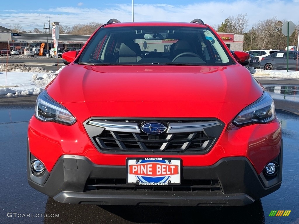 2021 Crosstrek Limited - Pure Red / Black photo #2