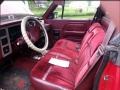  1989 Dakota Sport Convertible 4x4 Red Interior