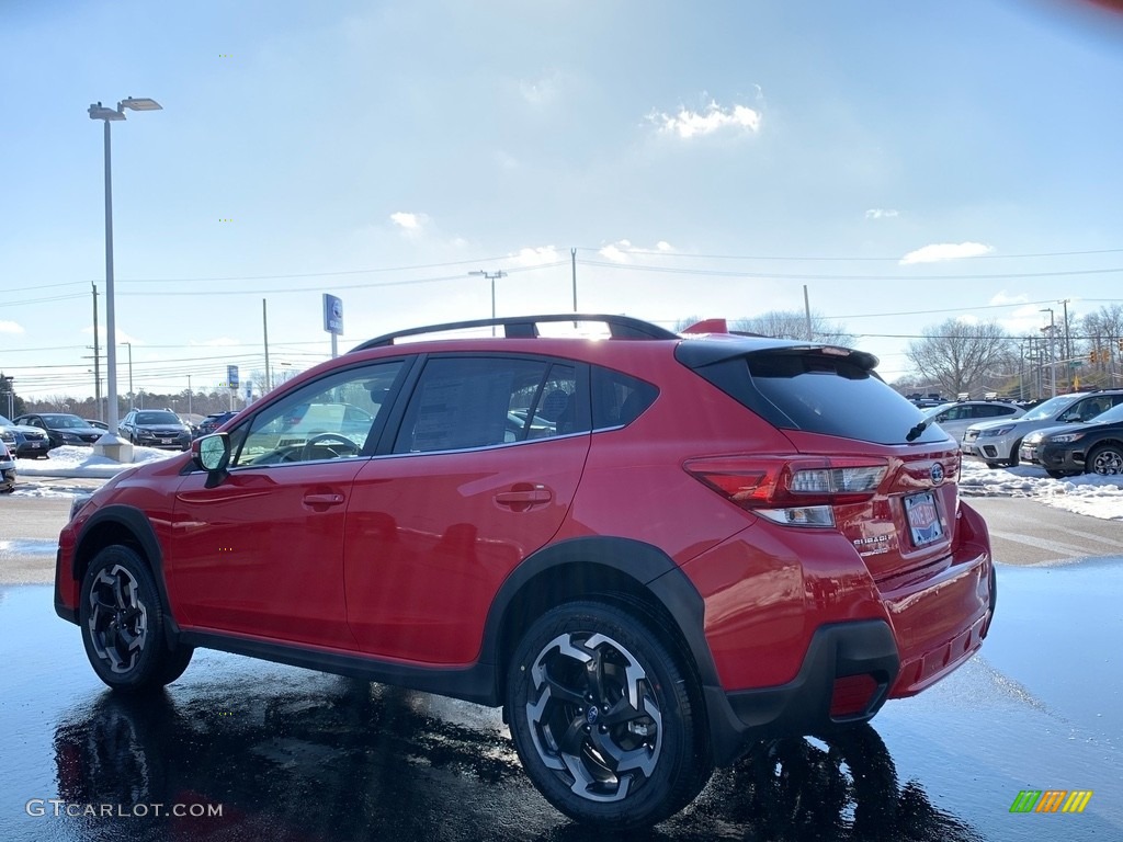 2021 Crosstrek Limited - Pure Red / Black photo #4