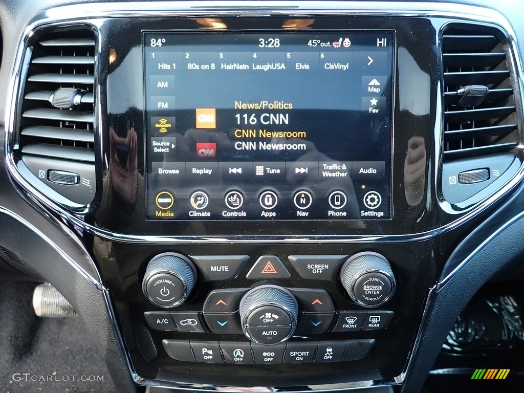 2021 Grand Cherokee Limited 4x4 - Slate Blue Pearl / Black photo #20