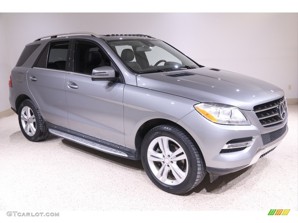 Paladium Silver Metallic 2014 Mercedes-Benz ML 350 4Matic Exterior Photo #141020842