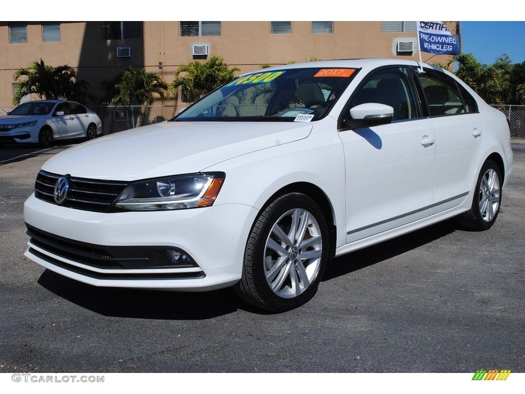 2017 Jetta SEL - Pure White / Cornsilk Beige photo #5