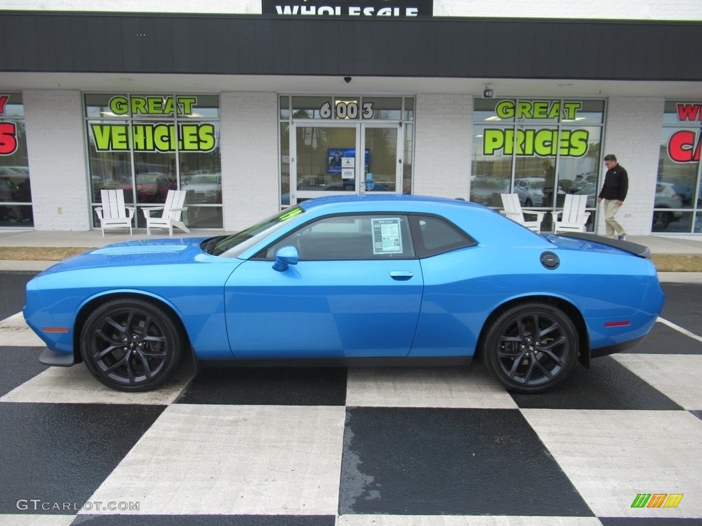 B5 Blue Pearl Dodge Challenger