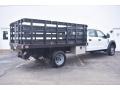 White - F550 Super Duty XL Crew Cab 4x4 Stake Truck Photo No. 2