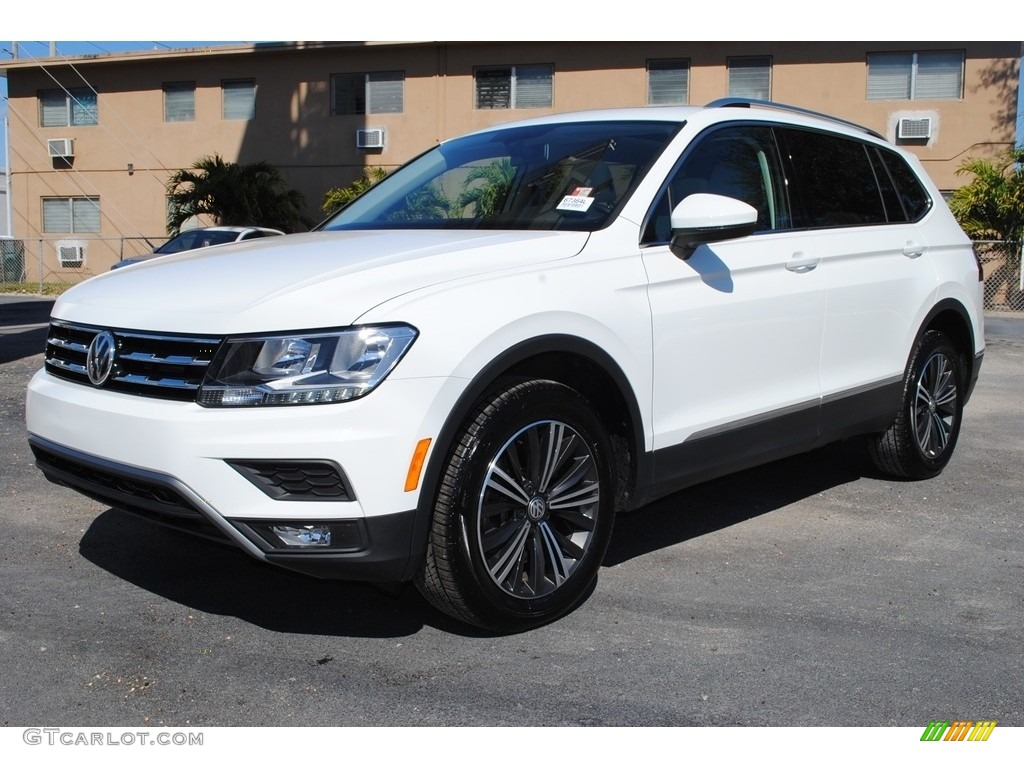 Pure White 2018 Volkswagen Tiguan SEL Exterior Photo #141024844