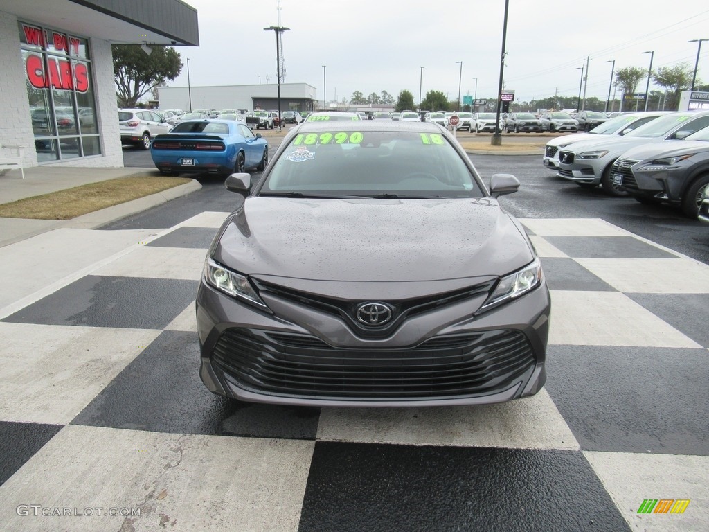 2018 Camry LE - Predawn Gray Mica / Ash photo #2