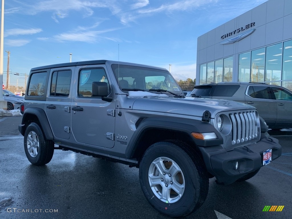 2021 Wrangler Unlimited Sport 4x4 - Billet Silver Metallic / Black photo #1