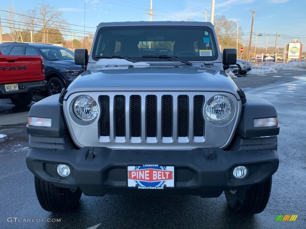 2021 Wrangler Unlimited Sport 4x4 - Billet Silver Metallic / Black photo #2