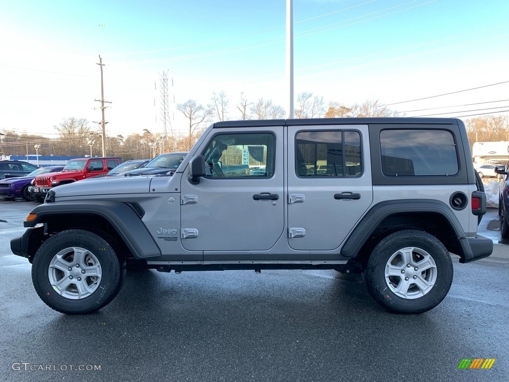 2021 Wrangler Unlimited Sport 4x4 - Billet Silver Metallic / Black photo #3