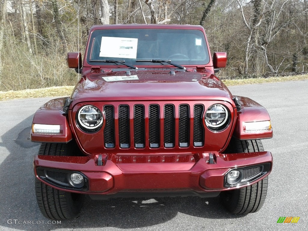 2021 Wrangler Unlimited Sahara High Altitude 4x4 - Snazzberry Pearl / Black photo #3