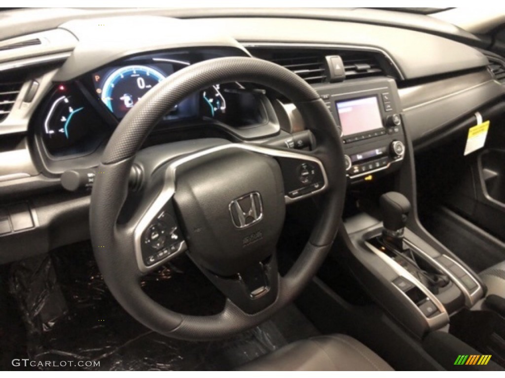 2021 Civic EX Sedan - Cosmic Blue Metallic / Gray photo #8